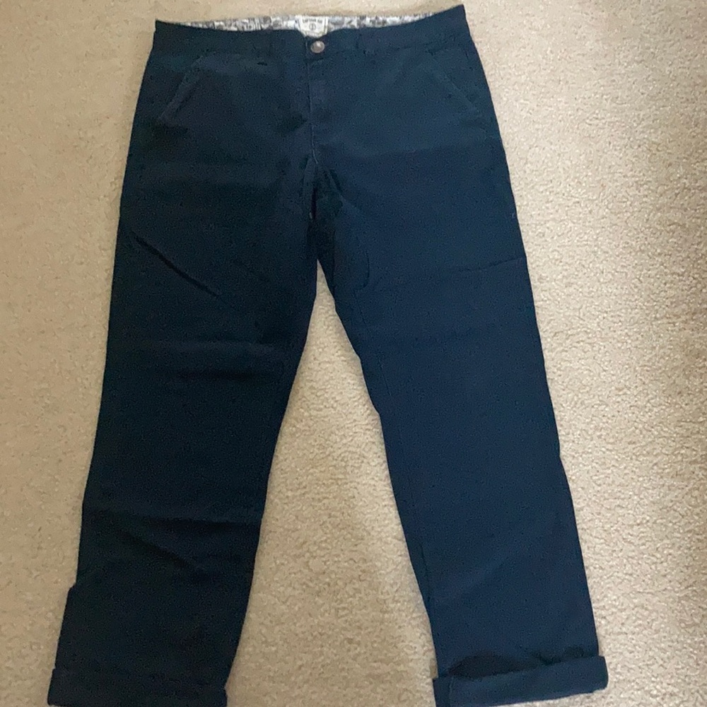 Captain fin co pants 32 waist navy comfy and stretchy Quiksilver Volcom